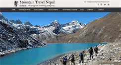 Desktop Screenshot of mountaintravelnepal.com